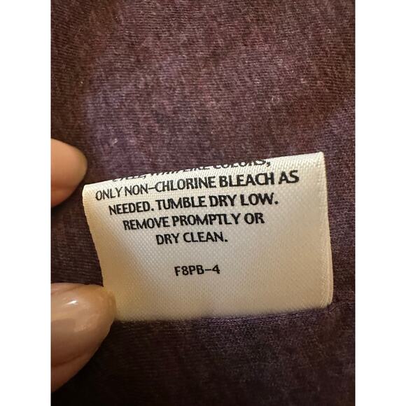 Eileen Fisher Womens Purple Quilted Vest Size 1X Pockets Snaps Fall Lightweight - Picture 11 of 11